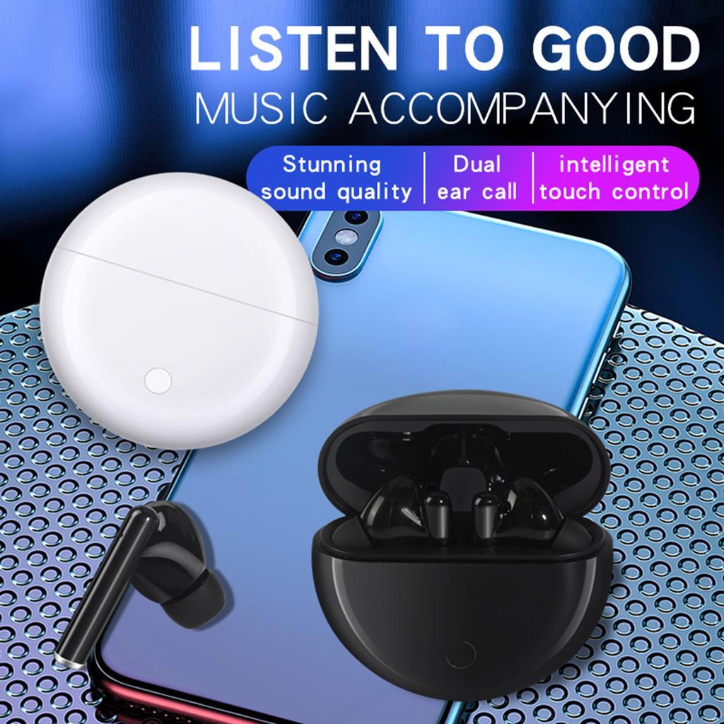 Mini In-Ear Wireless Bluetooth for IOS Android Earphone Earbuds White