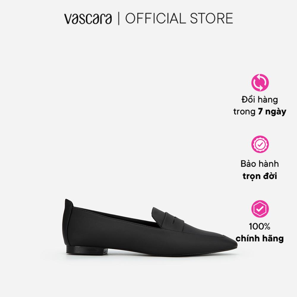 Vascara Giày Lười Phối Quai Cut-Out - MOI 0100