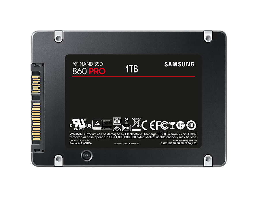 Ổ Cứng SSD Samsung 860 Pro 1TB Sata III 2.5 inch MZ-76P1T0BW - Hàng Chính Hãng