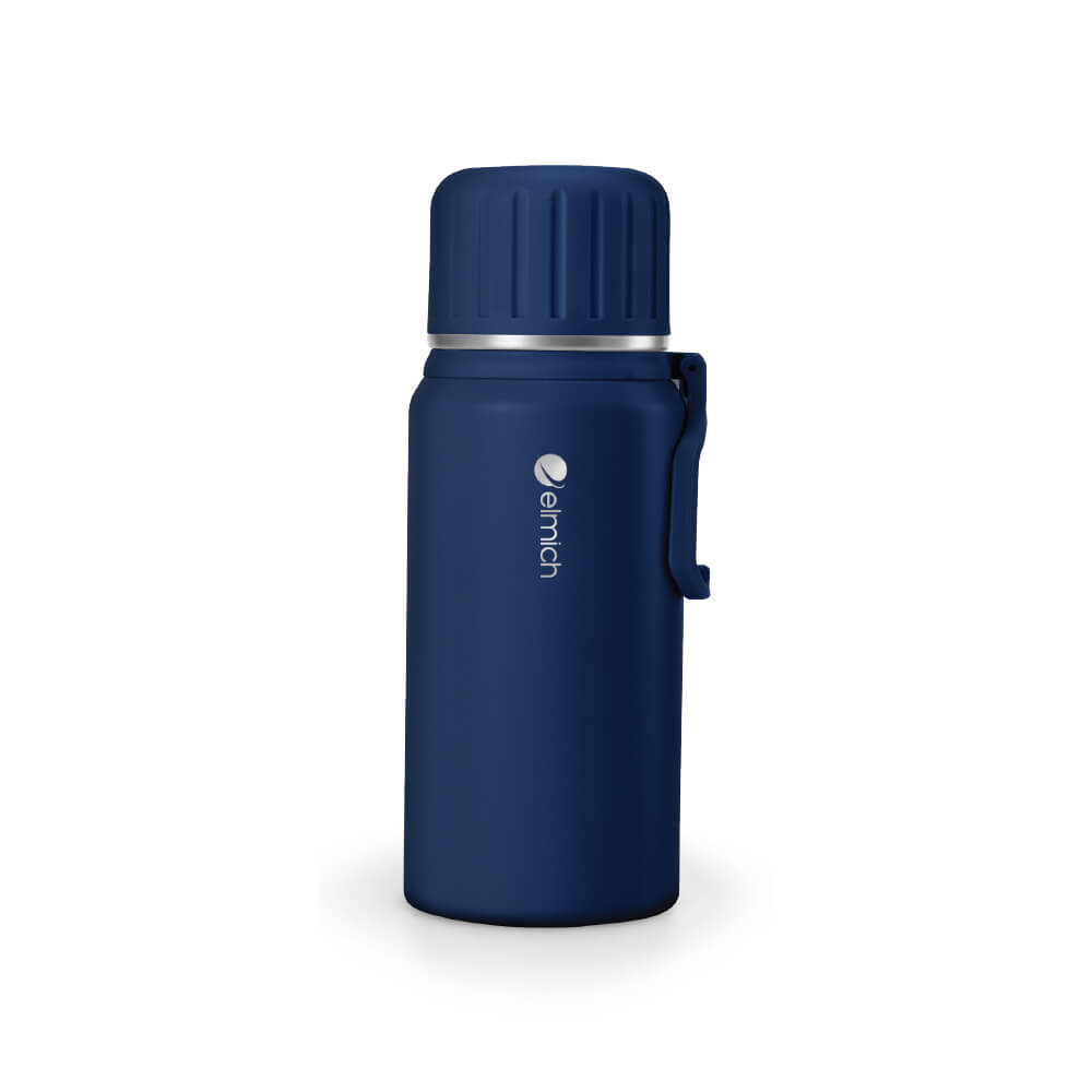 Bình Giữ Nhiệt Inox 304 Elmich EL8346 600ml, Hàng Chính Hãng, Có Quai Xách, Đóng Mở Một Chạm-JoyMall