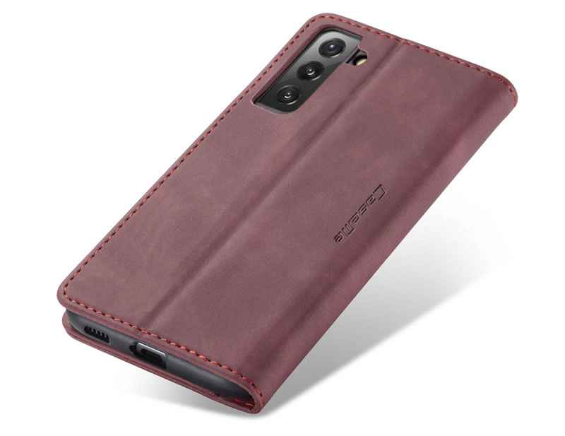 Bao da dạng ví dành cho Samsung Galaxy S21 chính hãng Caseme - Hàng Nhập Khẩu