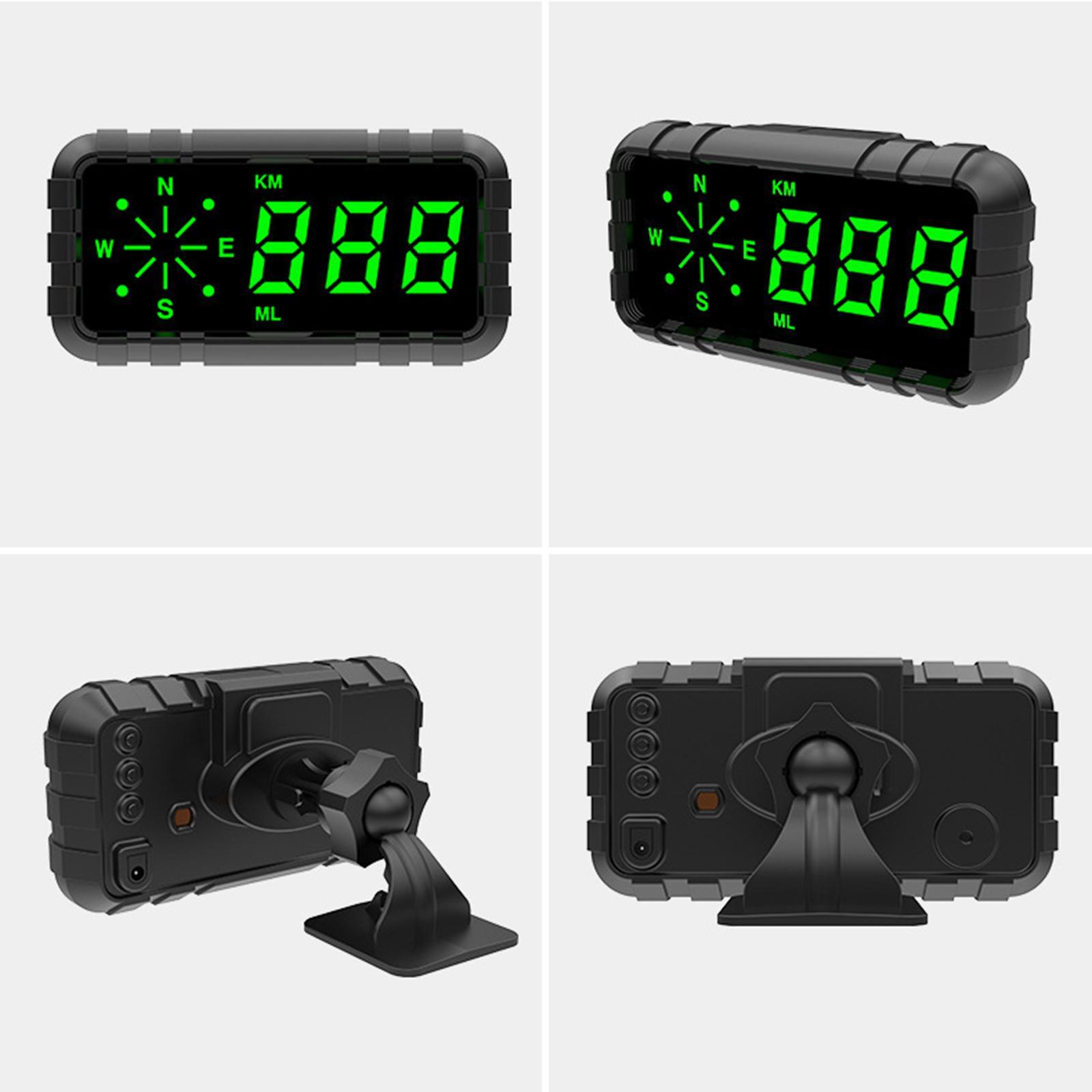 Speed Odometer Mileage HUD Head up for All Cars Truck Motorcycle C3010 Digital Speed Alarm Digital Head up Display Speedometer Speed Warning