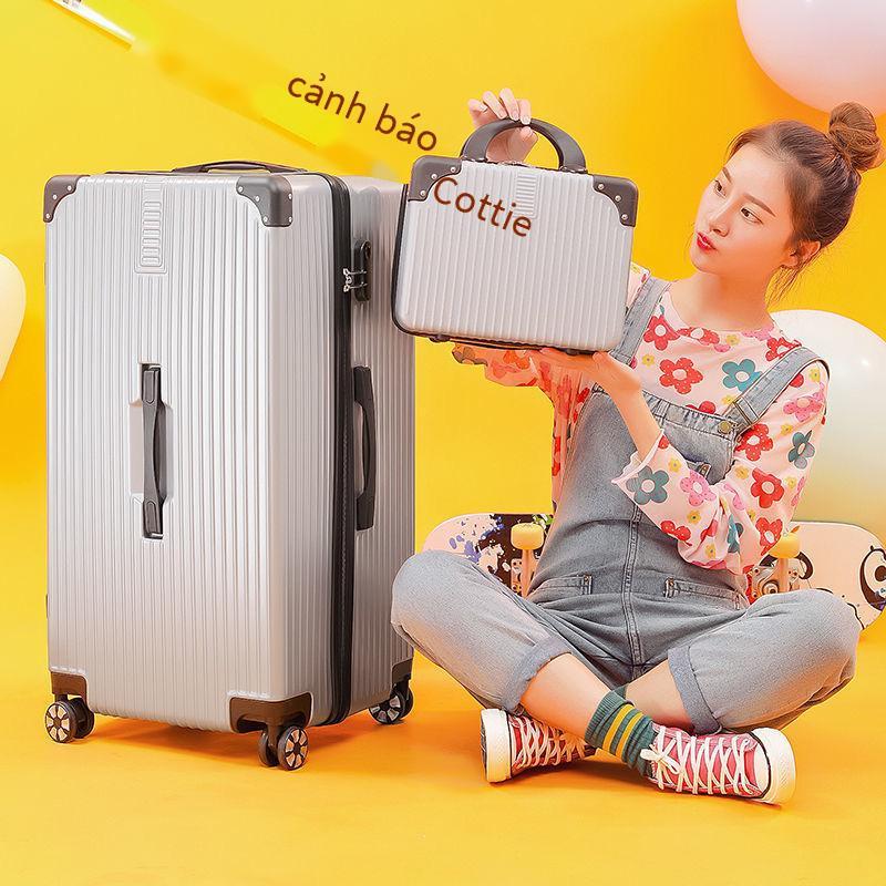 Giao hàng nhanh vali lưới màu đỏ nam 32 inch sức chứa lớn sinh viên đại học hợp thời trang xe đẩy du lịch 28 inch trường hợp hộp mật khẩu vali nữ 26 inch
