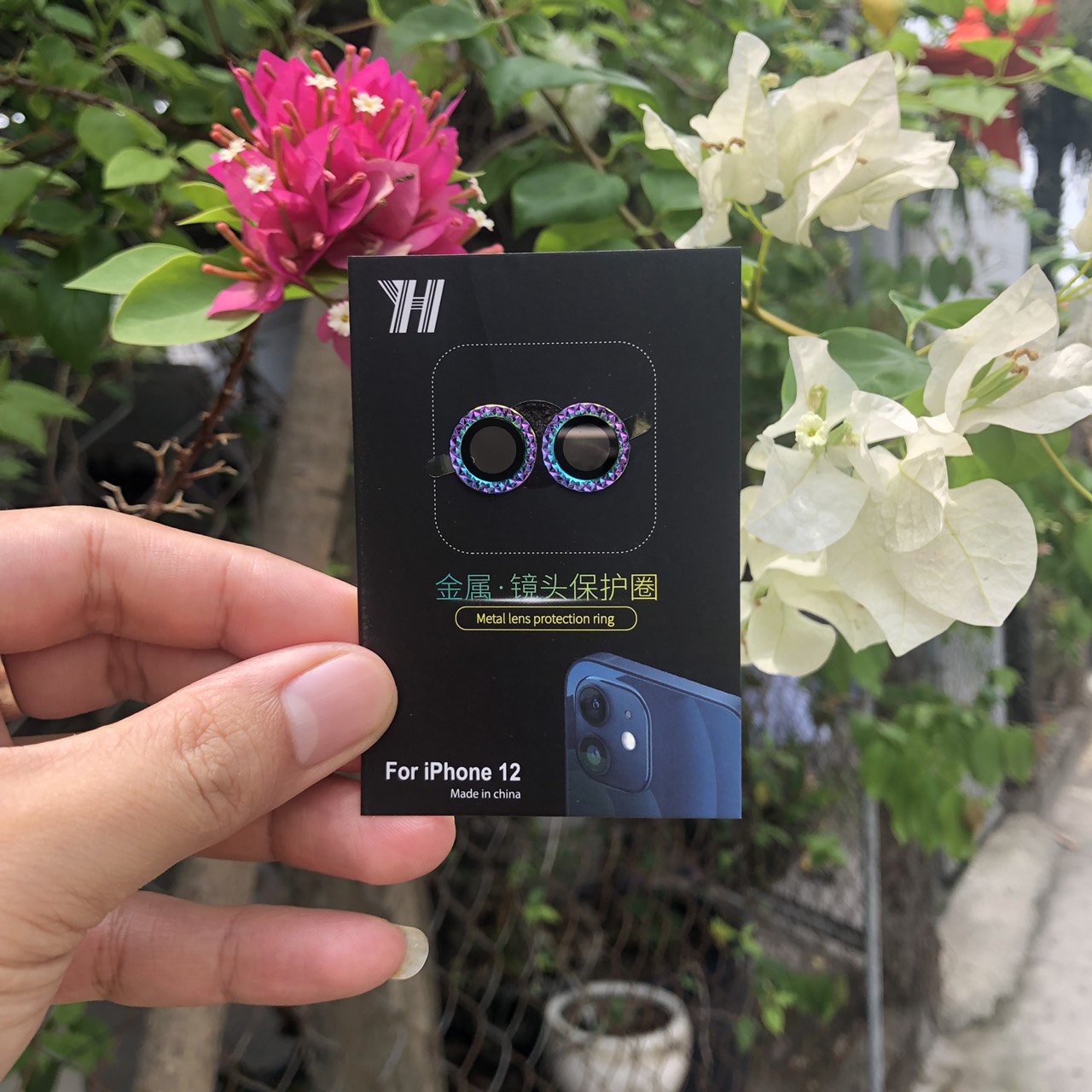 Bộ Vòng Titan Bảo Vệ Camera Dành Cho iPhone 12, 12Pro, 12Pro Max - TITAN Phay Kim Cương Siêu Xin Xò Và Sang Chảnh - Hạn Chế Bụi Và Vân Tay -  Cực Phẩm 2021