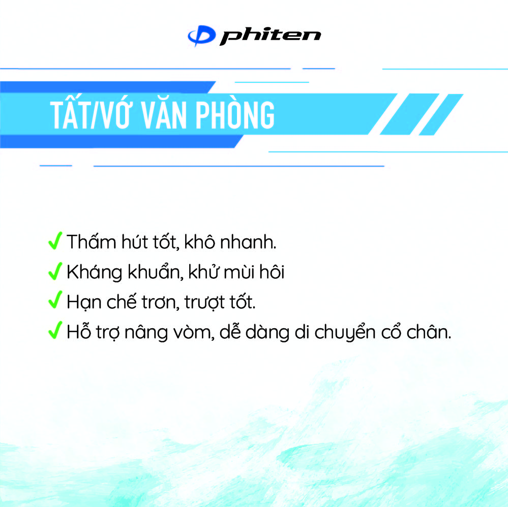 Vớ/Tất Phiten Aqua Titan (3 cặp Freesize)