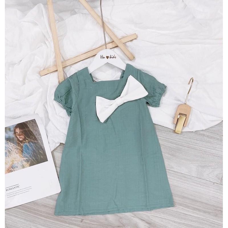Váy nơ bé gái size đại 15-30kg