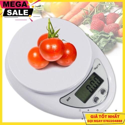 Cân Điện Tử Nhà Bếp Mini Electronic Kitchen Scale Cân Thực Phẩm 5Kg – 1G Kèm Pin - Giao Hàng Toàn Quốc