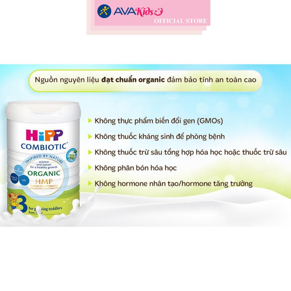 Sữa bột HiPP Organic Combiotic số 3 800g (1 - 3 tuổi)