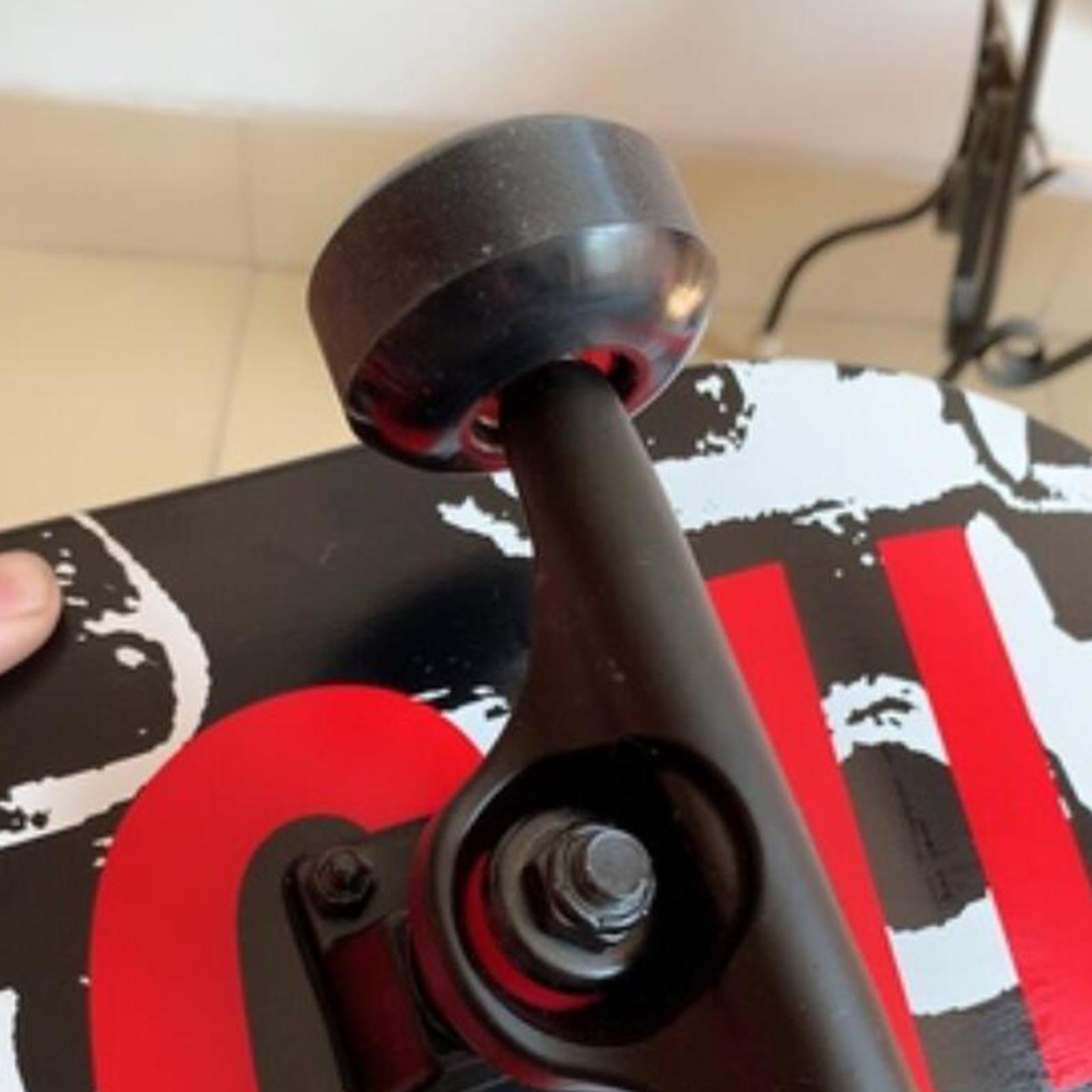 4PCS Cruiser Skateboard Wheels, Wear-resisting PU Skateboard Wheels, Longboard Skateboard Replacement Wheel Set Suitable for Basic Skateboarding