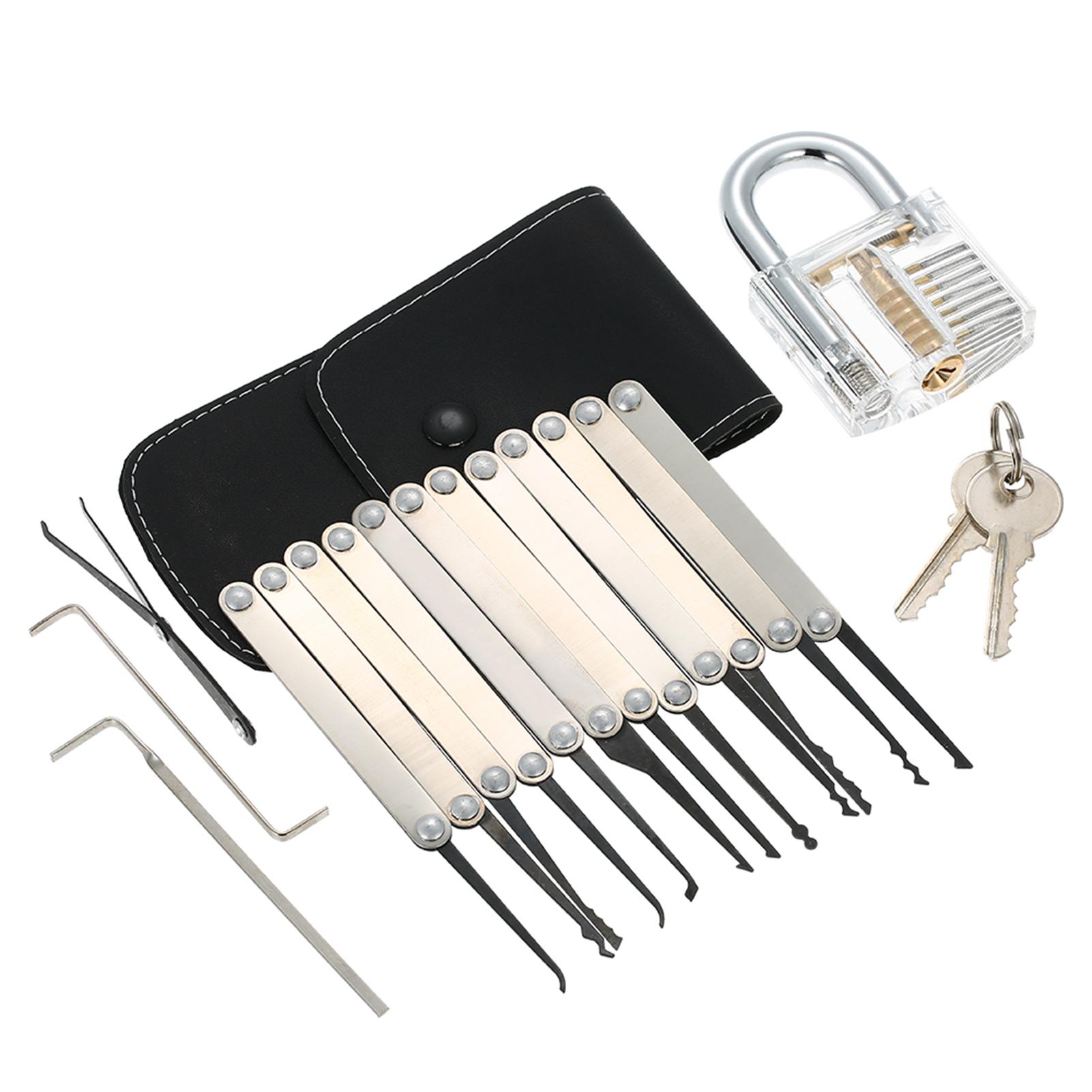 Bộ Công Cụ 15 Ổ Khóa Kèm Dụng Cụ Chuyên Nghiệp Và Thực Hành Dành Cho Thợ Ổ Khóa
