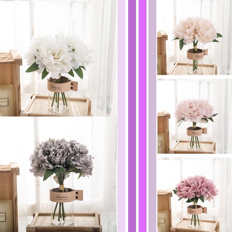Hoa Mẫu Đơn Giả Nhiều Màu Sắc Dùng Để Trang Trí