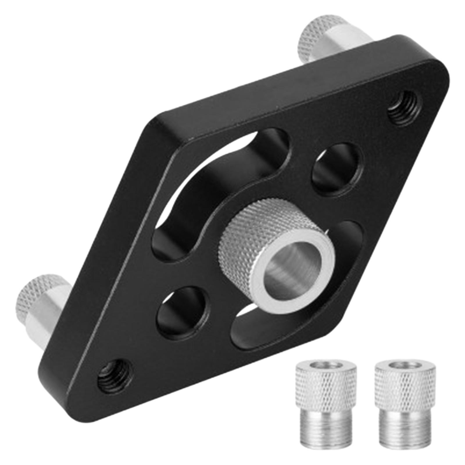 3-in-1 Vertical Pocket Hole Jig Woodworking Drilling Locator Dowel Jig Kit Drill Guide Tool