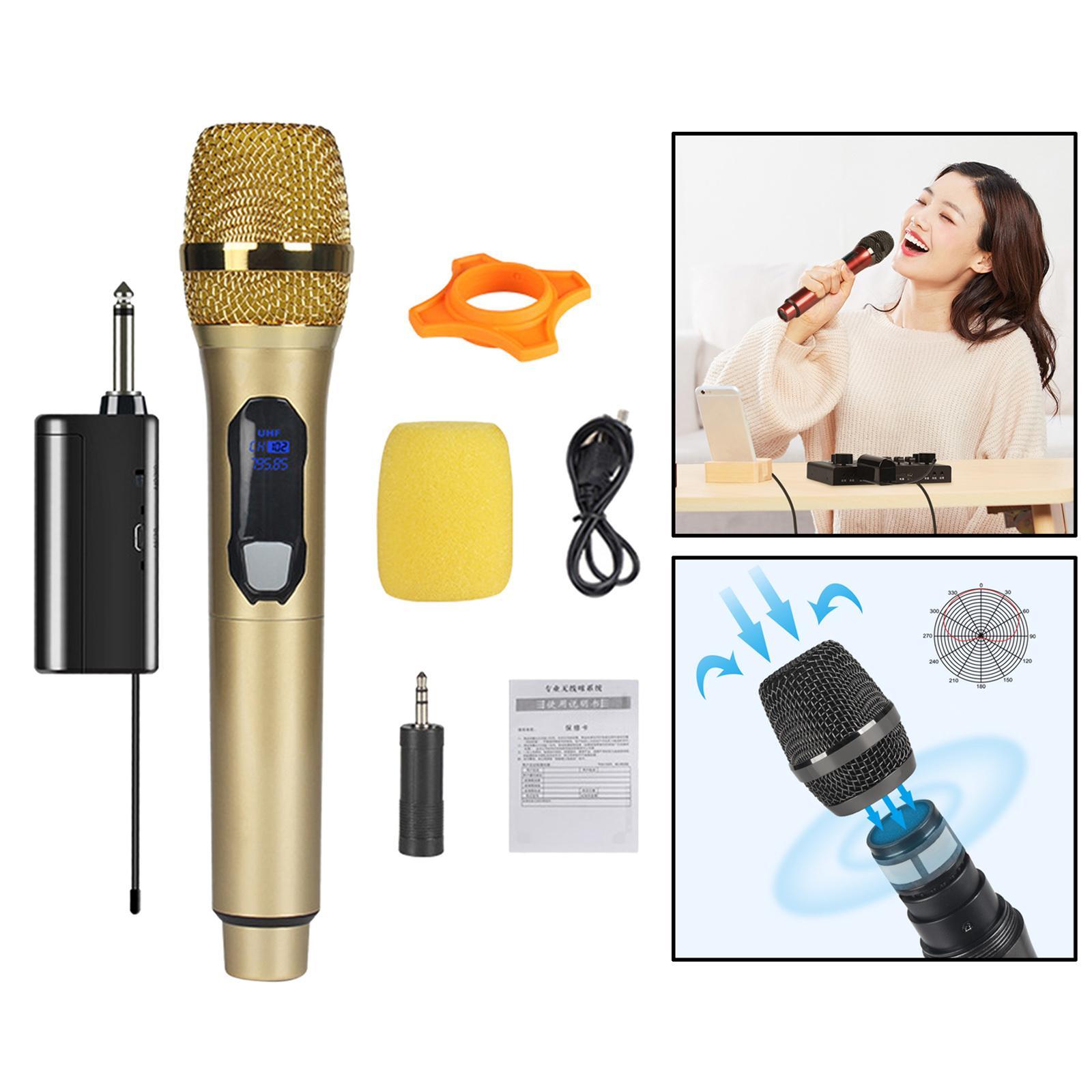Wireless Karaoke Microphone Kids Adults Portable TV Noise Cancelling