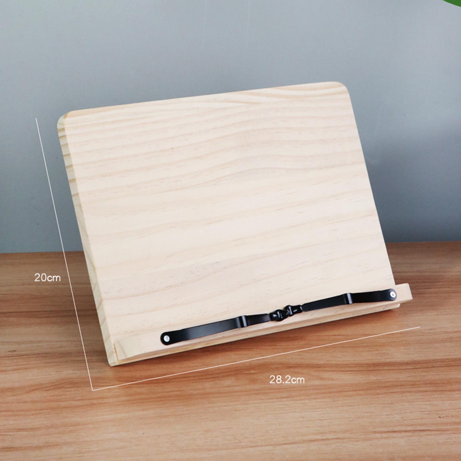 Book Stand Durable Drawing Board Bookrest Adjustable Book Holder for Recipes