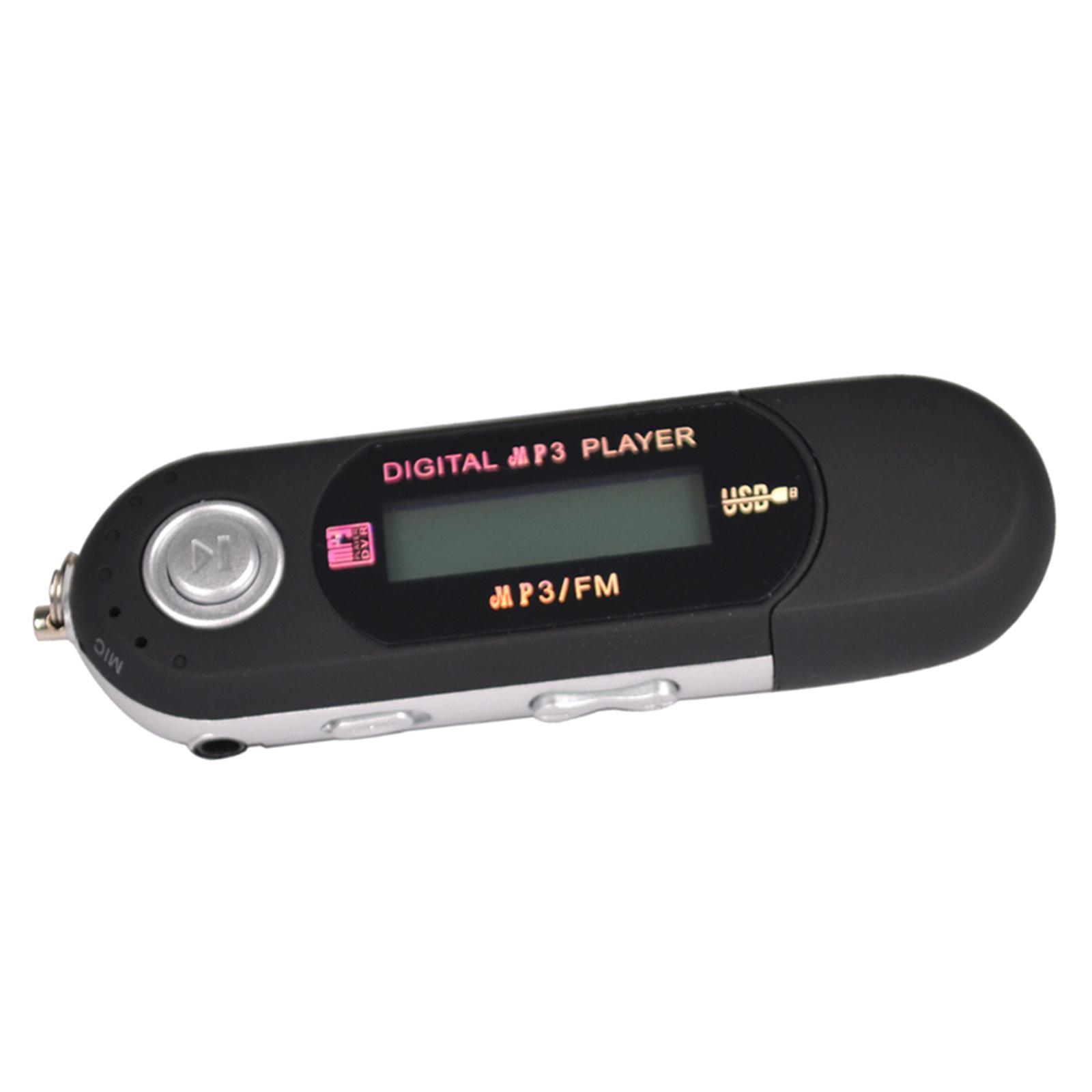 Mini USB MP3 Player w/ 8GB Internal Memory Digital Media Music Player Black