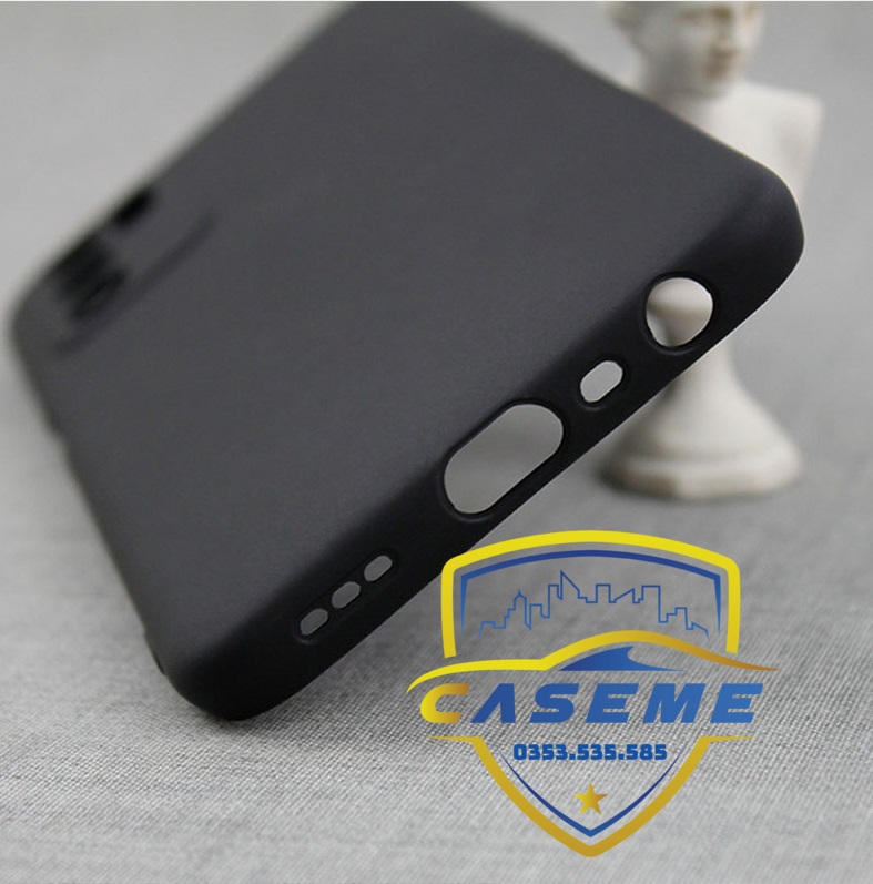 Ốp lưng dành cho OPPO A16 silicon dẻo màu đen bảo vệ camera chống sốc cao cấp.