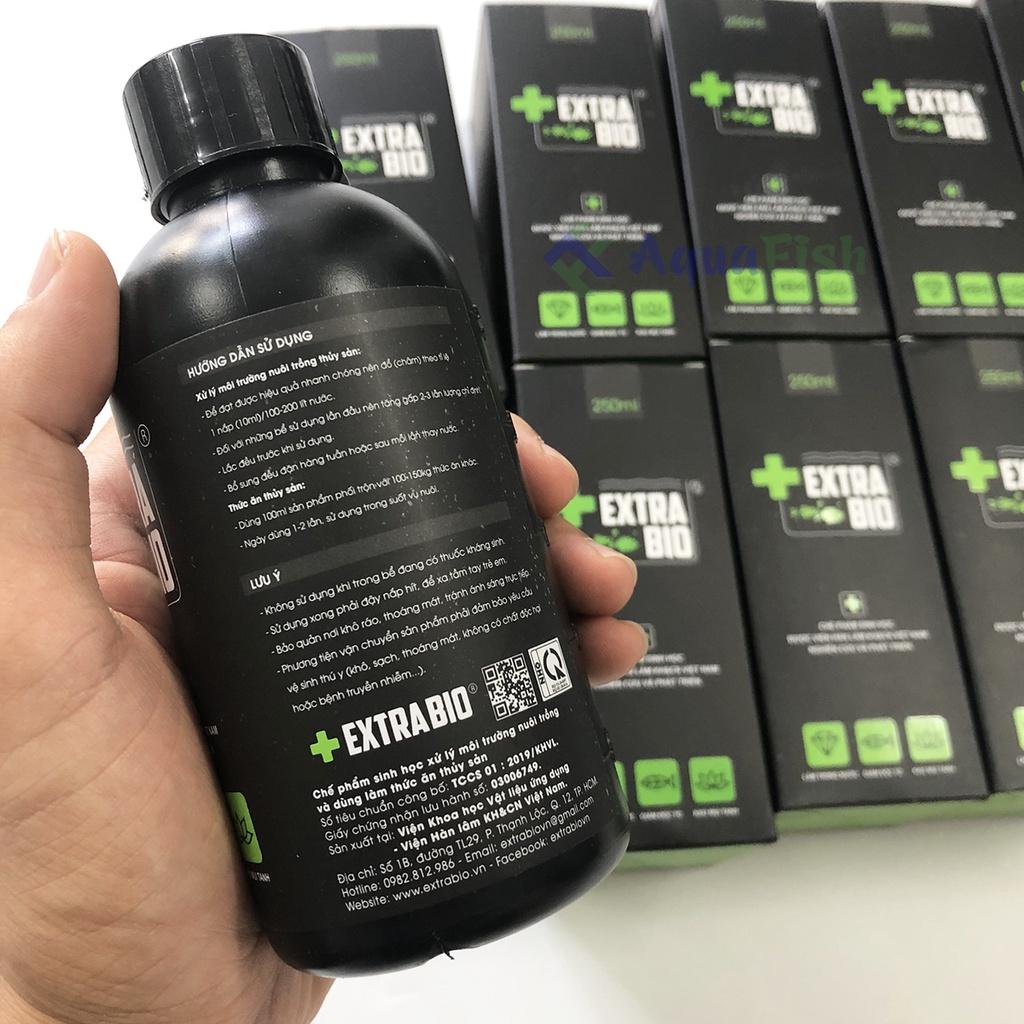 Vi sinh Extra Bio 250ml, vi sinh bể cá, hồ cá giúp làm trong nước, khử mùi tanh hôi, giảm độc tố, ngăn ngừa rêu hại