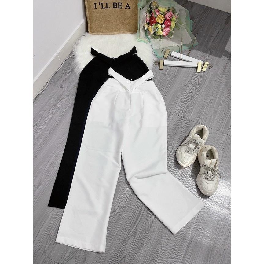 Quần Suông Dài Khoét Eo Q051