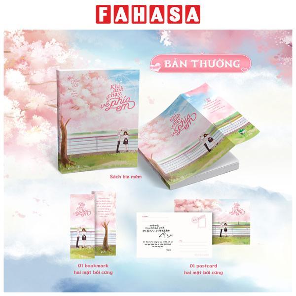 Sách - Khi Anh Chạy Về Phía Em - Tặng Kèm Bookmark 2 Mặt Bồi Cứng + Postcard In Chữ Ký Của Tác Giả Trúc Dĩ