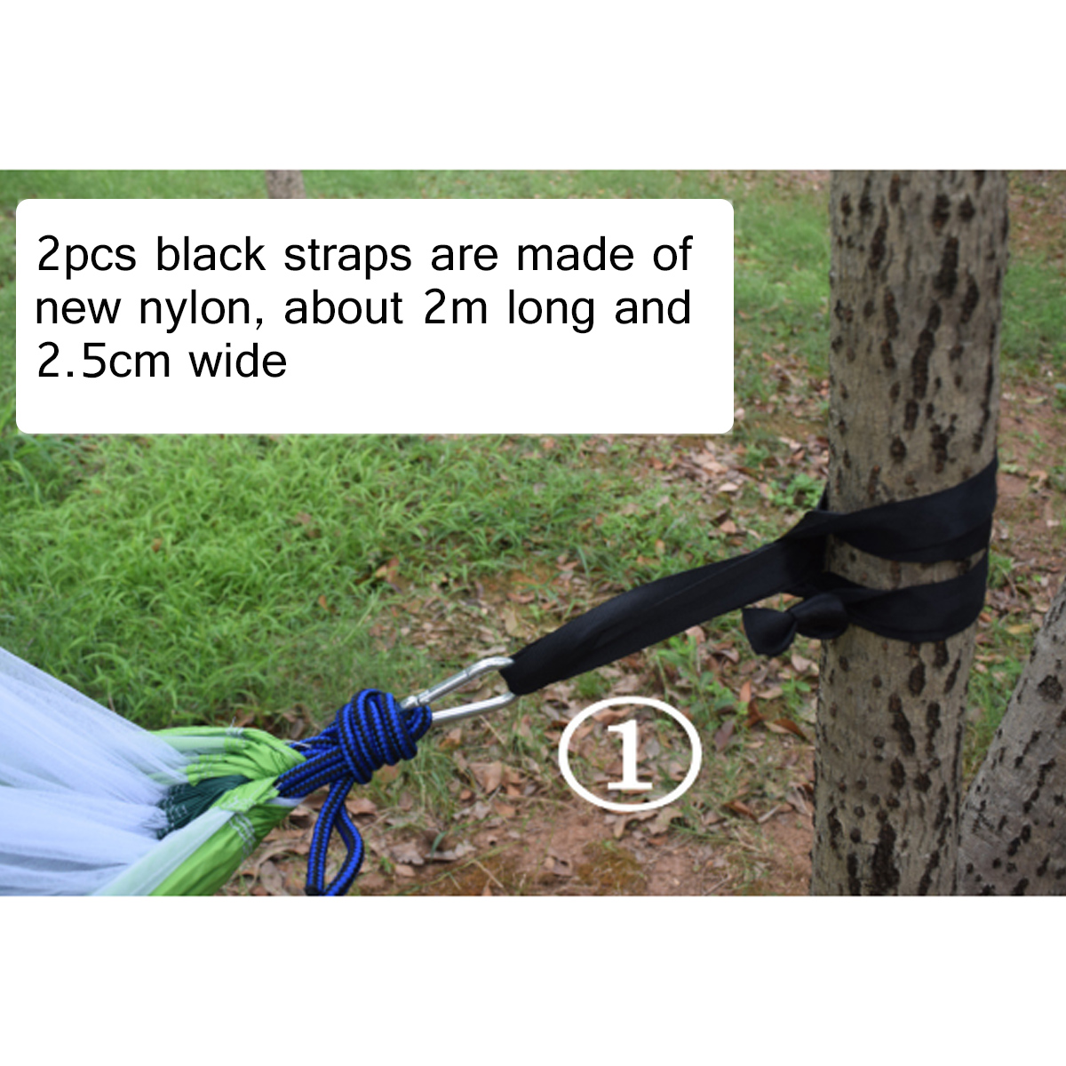 Võng du lịch có mùng chống muỗi 1-2 người Outdoor Camping Hammock Hanging Bed