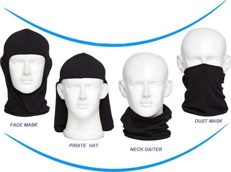 Mũ Trùm Đầu NinJa Chống Nắng - MŨ TRÙM ĐẦU ĐI XE MÁY, CHỐNG BỤI, THẤM MỒ HÔI