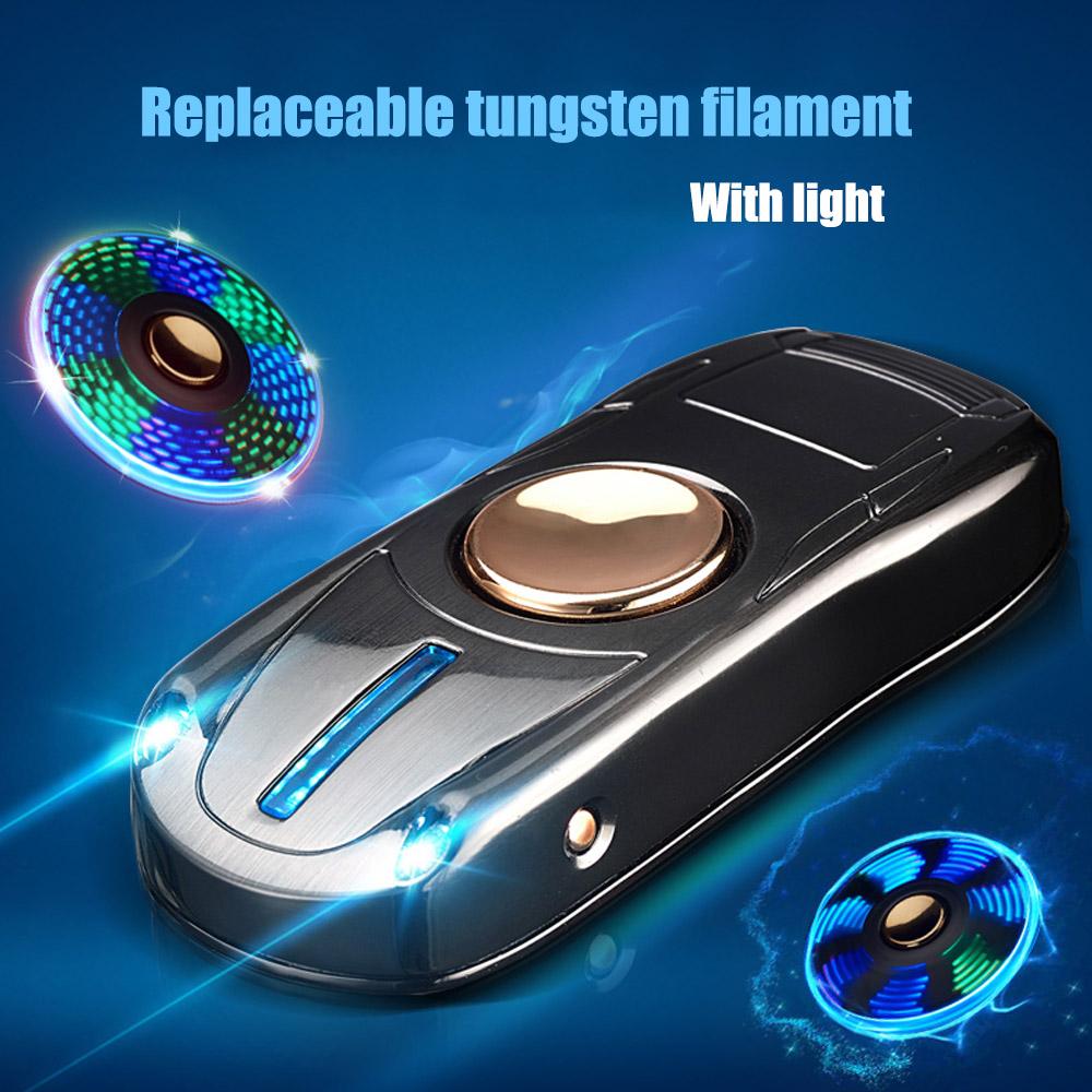 Con quay hình xe thể thao, trò chơi ngón tay gyro usb có thể sạc lại