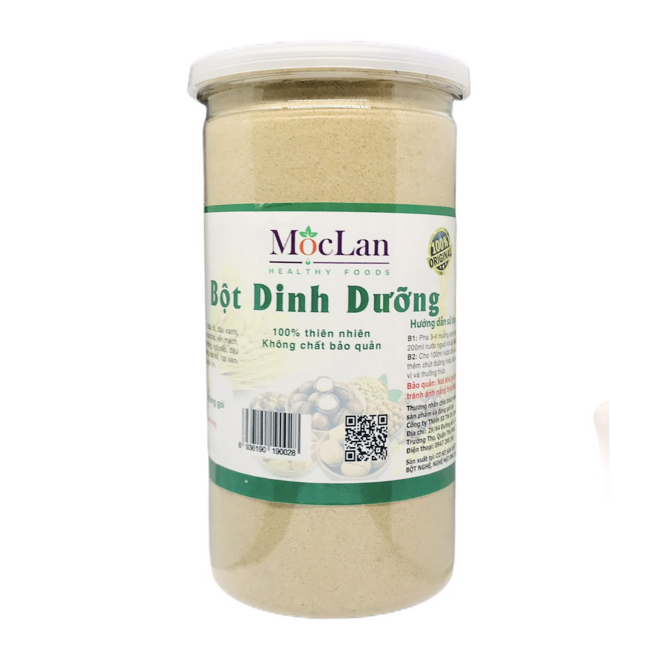 Bột dinh dưỡng Mộc Lan (hũ 500g)