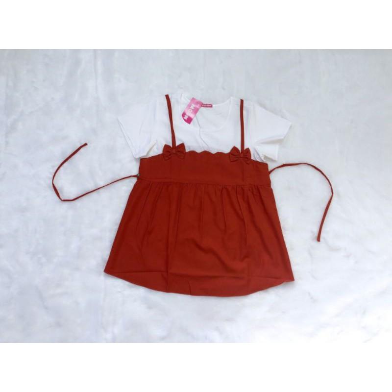 Áo bầu voan phối tơ đũi mềm mát, xinh xắn cho bầu từ 45kg đến 70kg