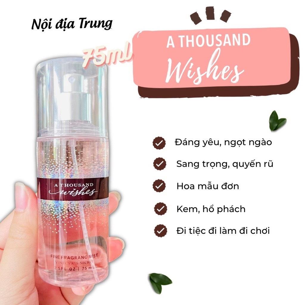 Xịt Thơm Toàn Thân Body Mist siêu thơm lâu 75ML SBK179