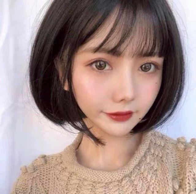 Tóc giả nữ đẹp ️️ ️️ nguyên đầu víc cúp d3050