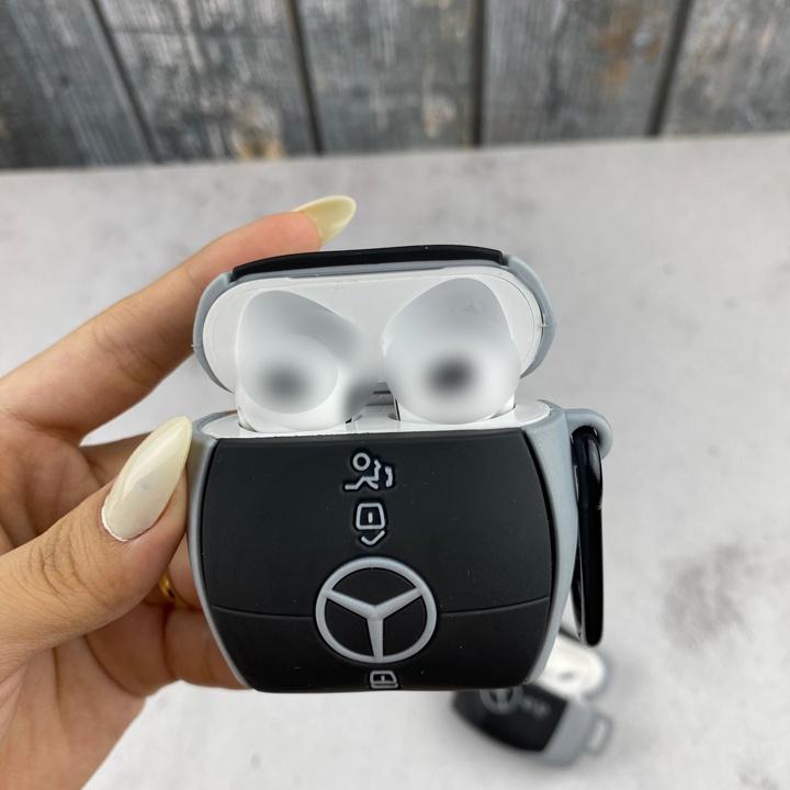 Bao Case cho Airpods 1/2/3/Pro Chìa Khóa Ô tô Mẹc xơ đì - Mã TZAP336