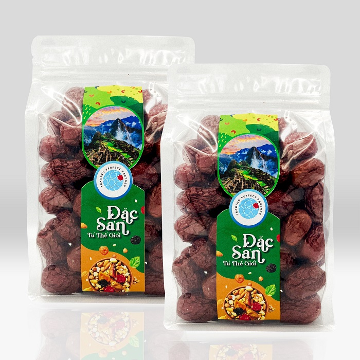 Combo 2 túi Táo Đỏ Khô Tân Cương Trading Perfect Partner (500g/túi) _ Táo đỏ khô mùa mới, quả to, mềm, xốp, thịt dày vỏ mỏng