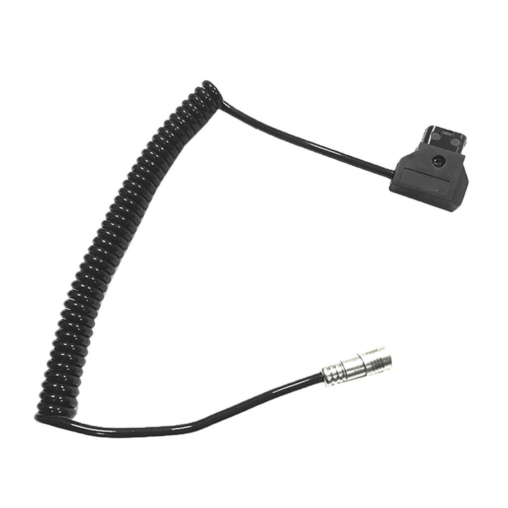 D-Tap Male to Female 4-Pin Aviation Spring Cable for Power Supply Battery