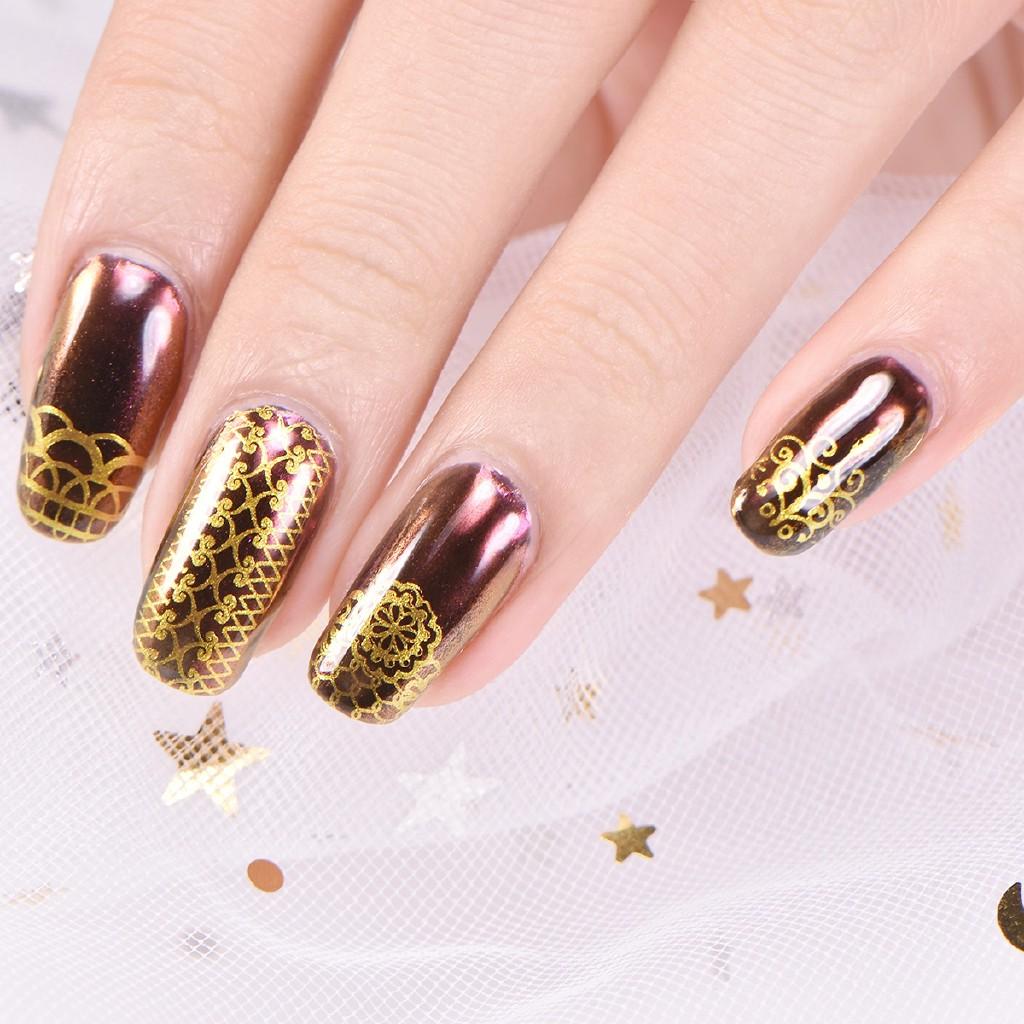 Miếng dán trang trí móng BEAUTYBIGBANG tạo họa tiết nghệ thuật