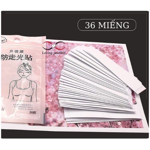 Miếng Dán Cố Định Quần Áo, Miếng Băng Dính 2 Mặt Thời Trang Cố Định Quần Áo, Dán Kín Khe Hở Ngực LYPK003