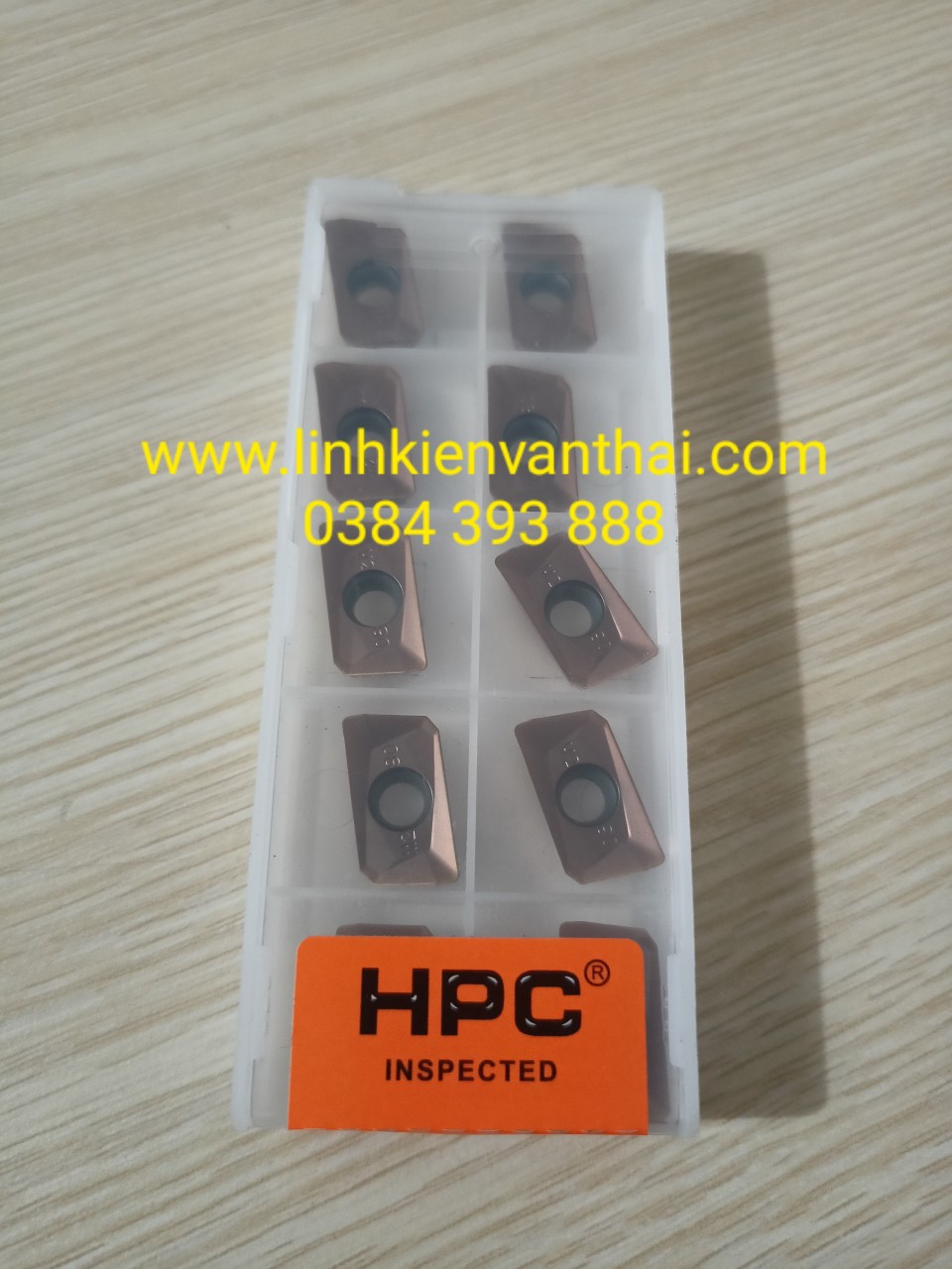 MẢNH PHAY HỢP KIM HPC APMT1604PDER- M2 ZT30/ 1 HỘP/10 MẢNH