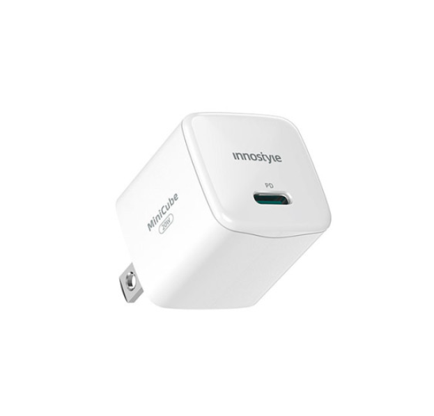 Sạc nhanh siêu nhỏ 20W Innostyle Ultra Minicube White (IMC20PDWHI) - Hàng chính hãng