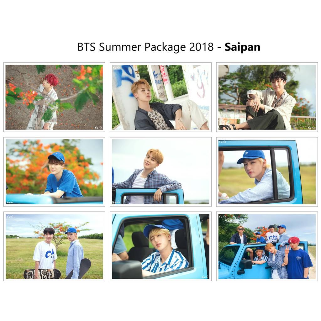 Lomo card BTS Summer Package 2018 - Saipan ( 27 ảnh)