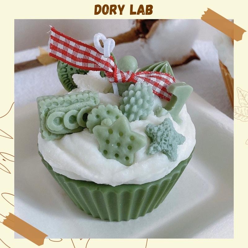 Nến Thơm Handmade Bánh Cupcake Gấu Con Không Khói- Dory Lab