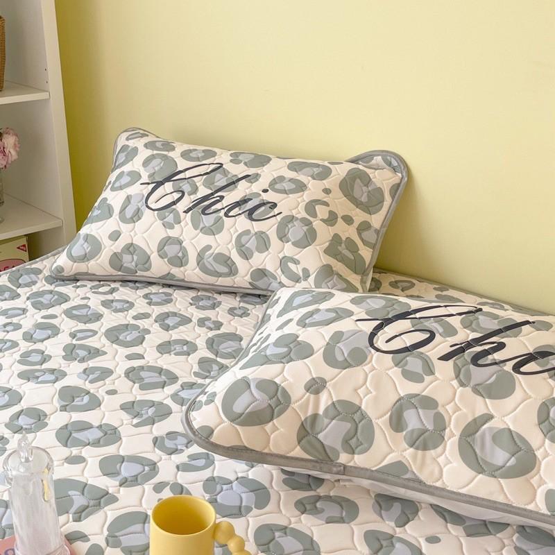 Chiếu Điều Hoà Tencel Cao Su Non Hàng Nhập Khẩu Cao Cấp 3 Món Da Beo