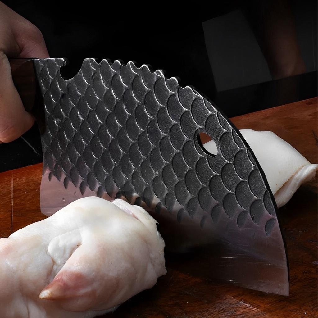 Dao nhà bếp gia dụng thương mại thép mangan dao chặt gà