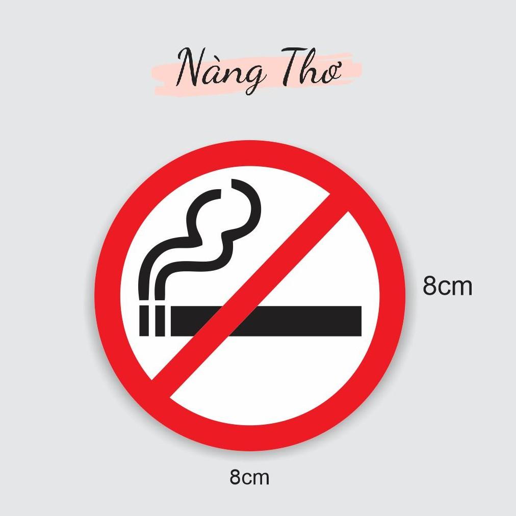BẢNG MICA CẤM HÚT THUỐC 2MM_DECAL VIP