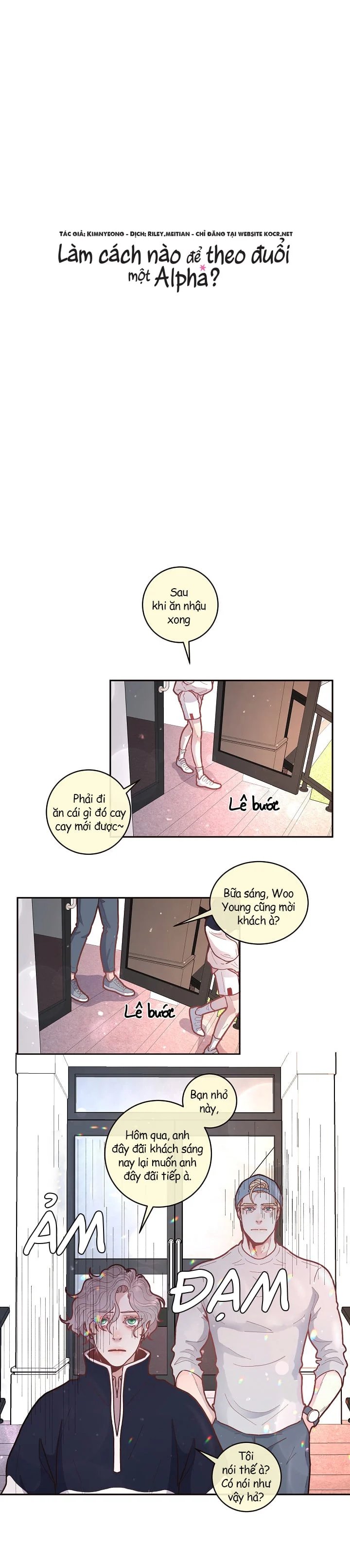 làm cách nào để theo đuổi một alpha? chapter 36 3