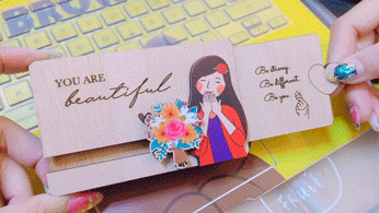 Thiệp gỗ Thiệp gỗ