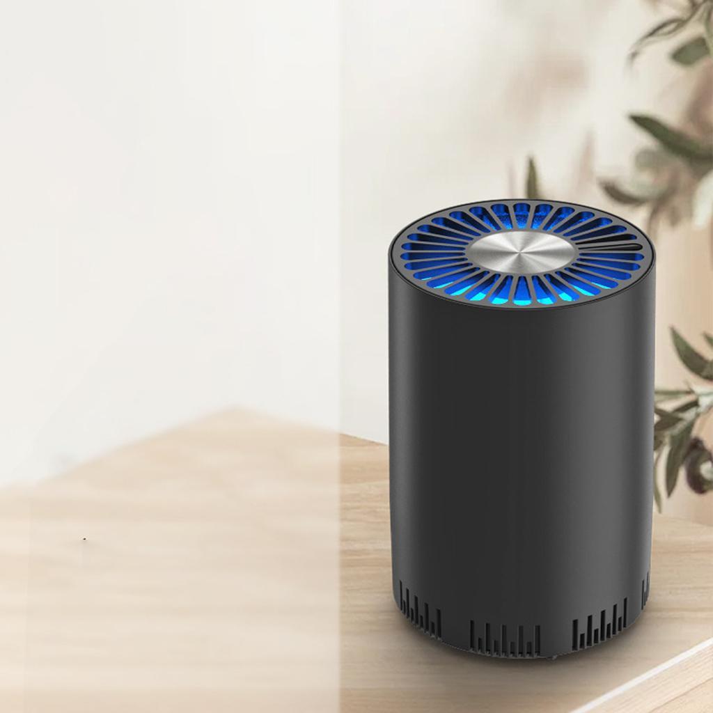 2X Air Purifier Cleaner Filter Activated Carbon for Bacteria Allergies Black