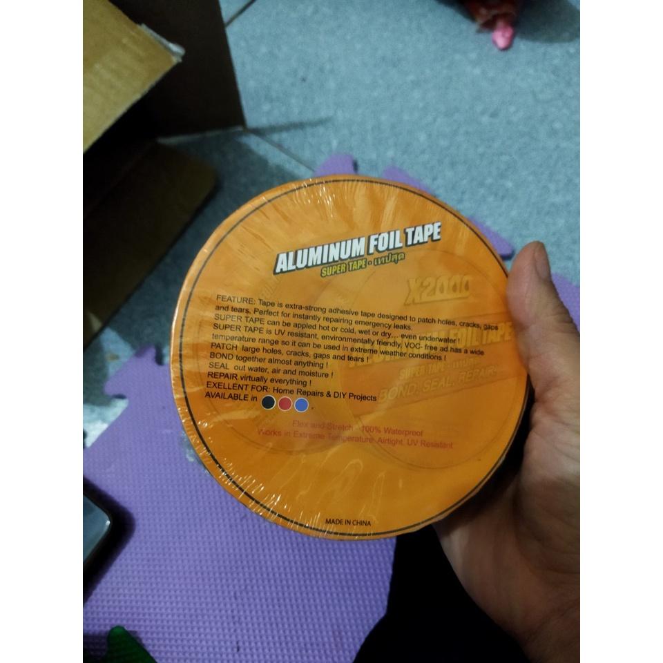 Băng keo chống thấm x2000 băng keo siêu dính Nhật Bản chống thấm dột kích thước