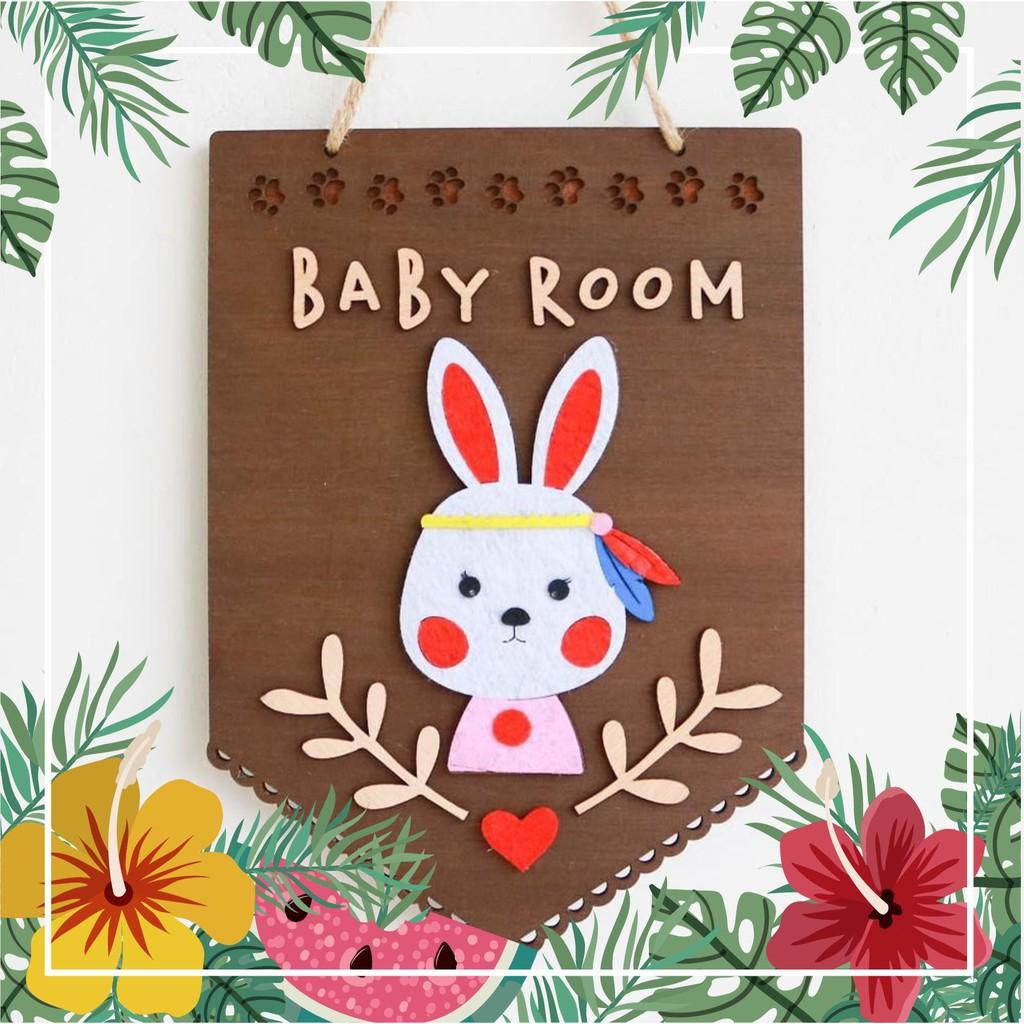 Bảng gỗ trang trí BabyRoom