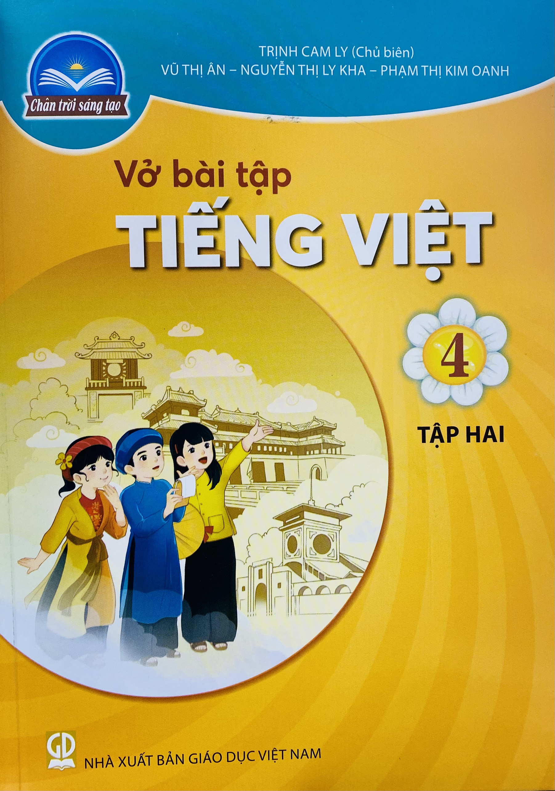 Sách - Combo 4 cuốn Tiếng Việt lớp 4 tập 1+2 (Chân trời sáng tạo)