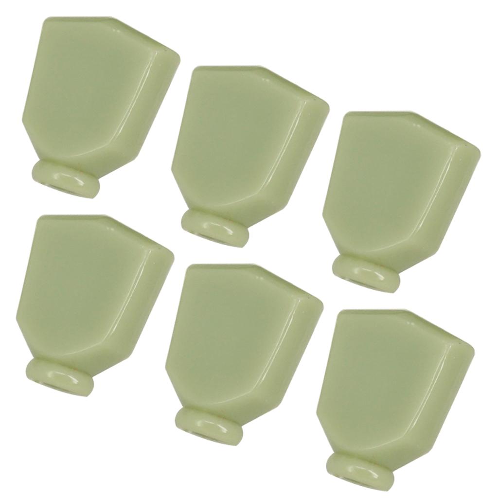 Sunnimix 6 Chiếc Retro Đàn Guitar Chỉnh Chốt Chỉnh Âm Máy Đầu Nút Núm Tay Cầm Nắp