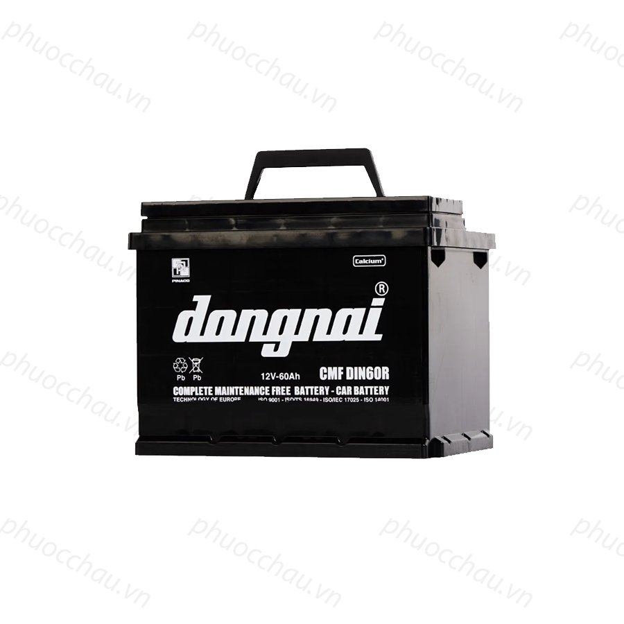 Bình Ắc Quy 12V60Ah, Ắc Quy Dong Nai CMF DIN60/R